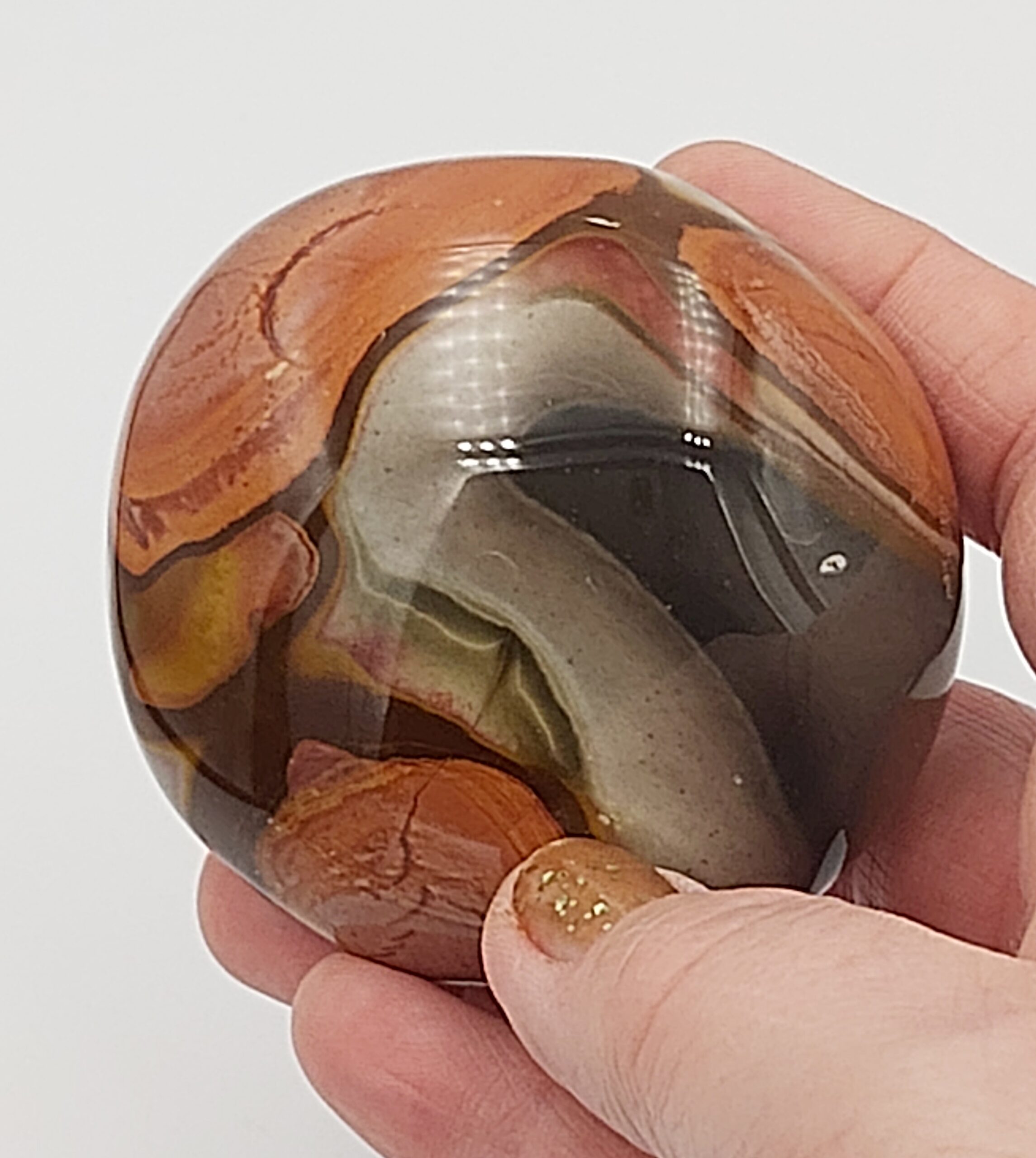 Polychroom Jaspis Palmsteen 1 - Afbeelding 2