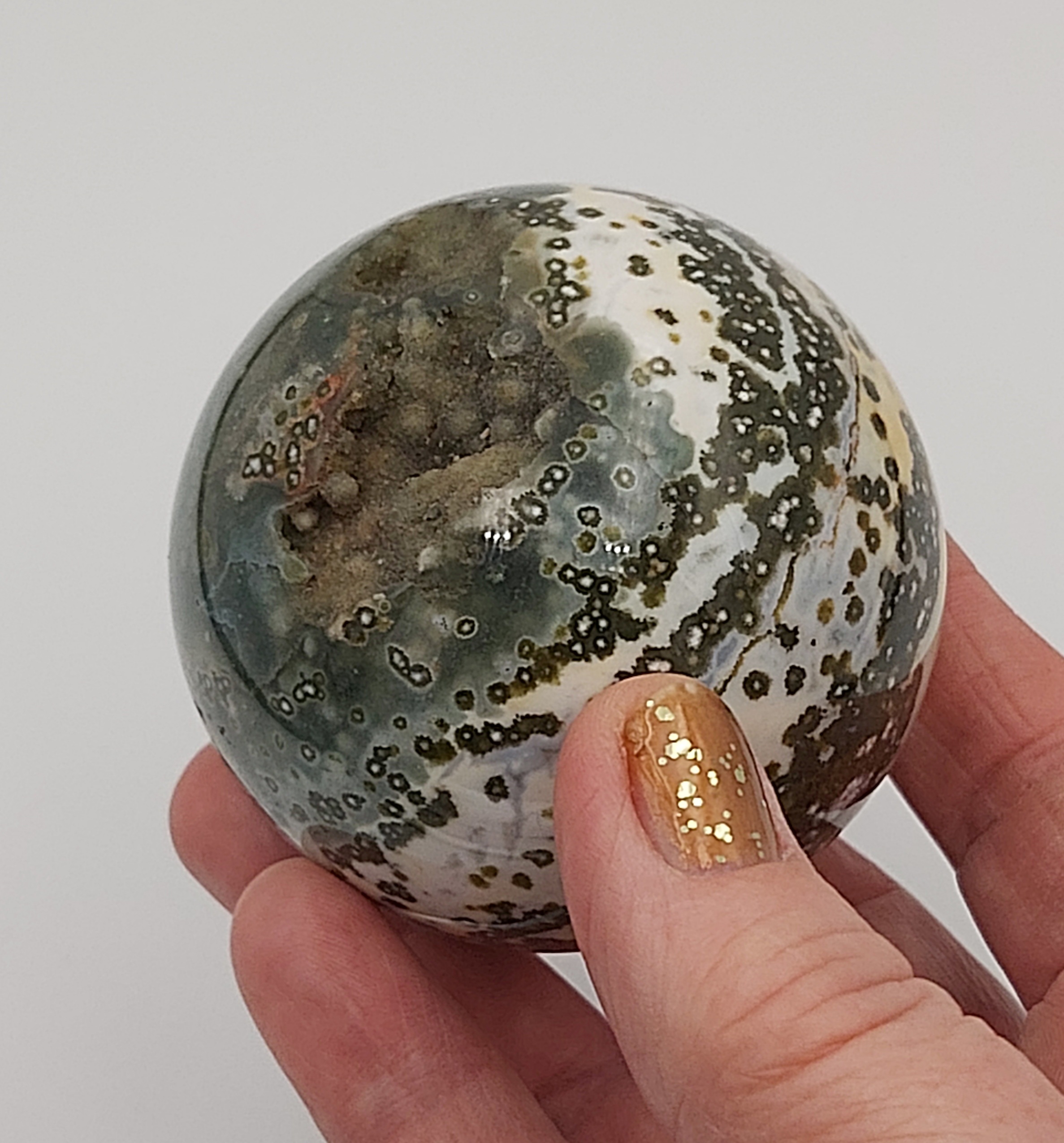 Oceaan Jaspis bol 3 - Afbeelding 3