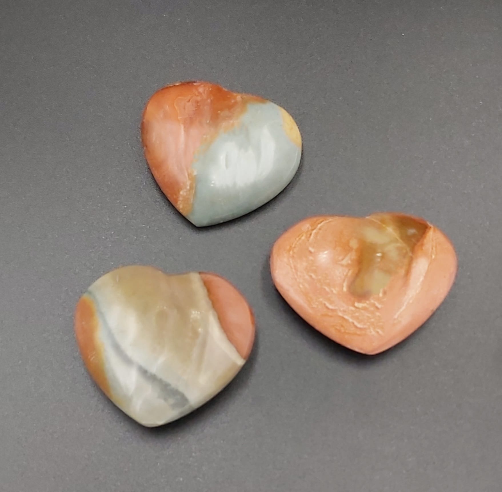 Polychroom Jaspis hart