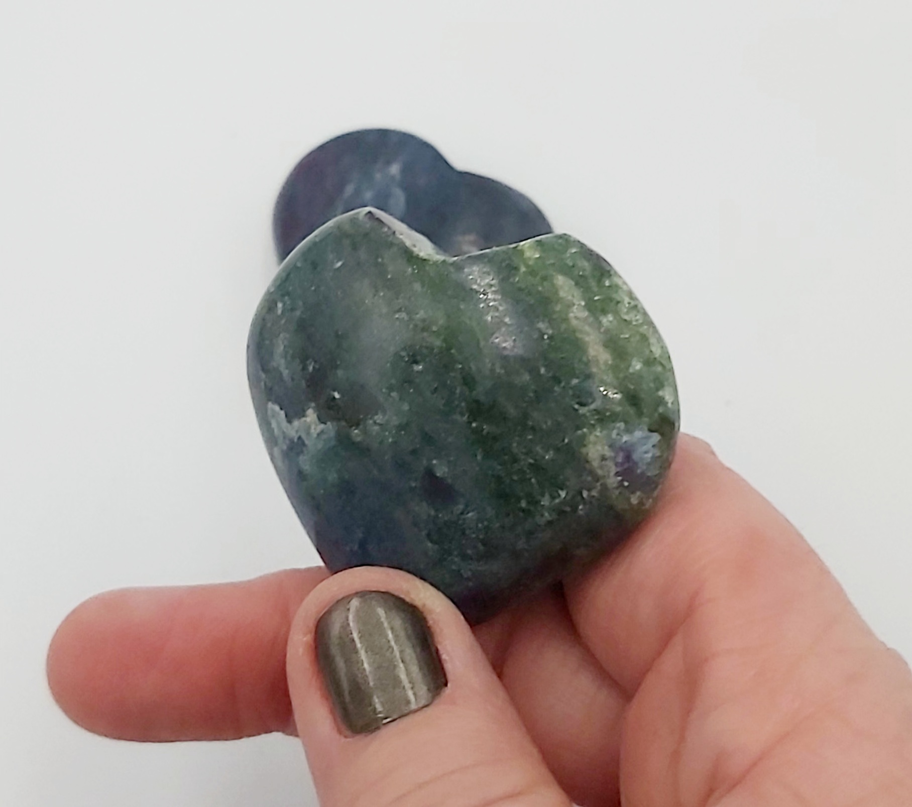 Robijn en Kyaniet hart - Afbeelding 3