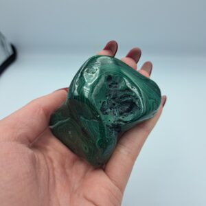 Malachiet, gepolijst