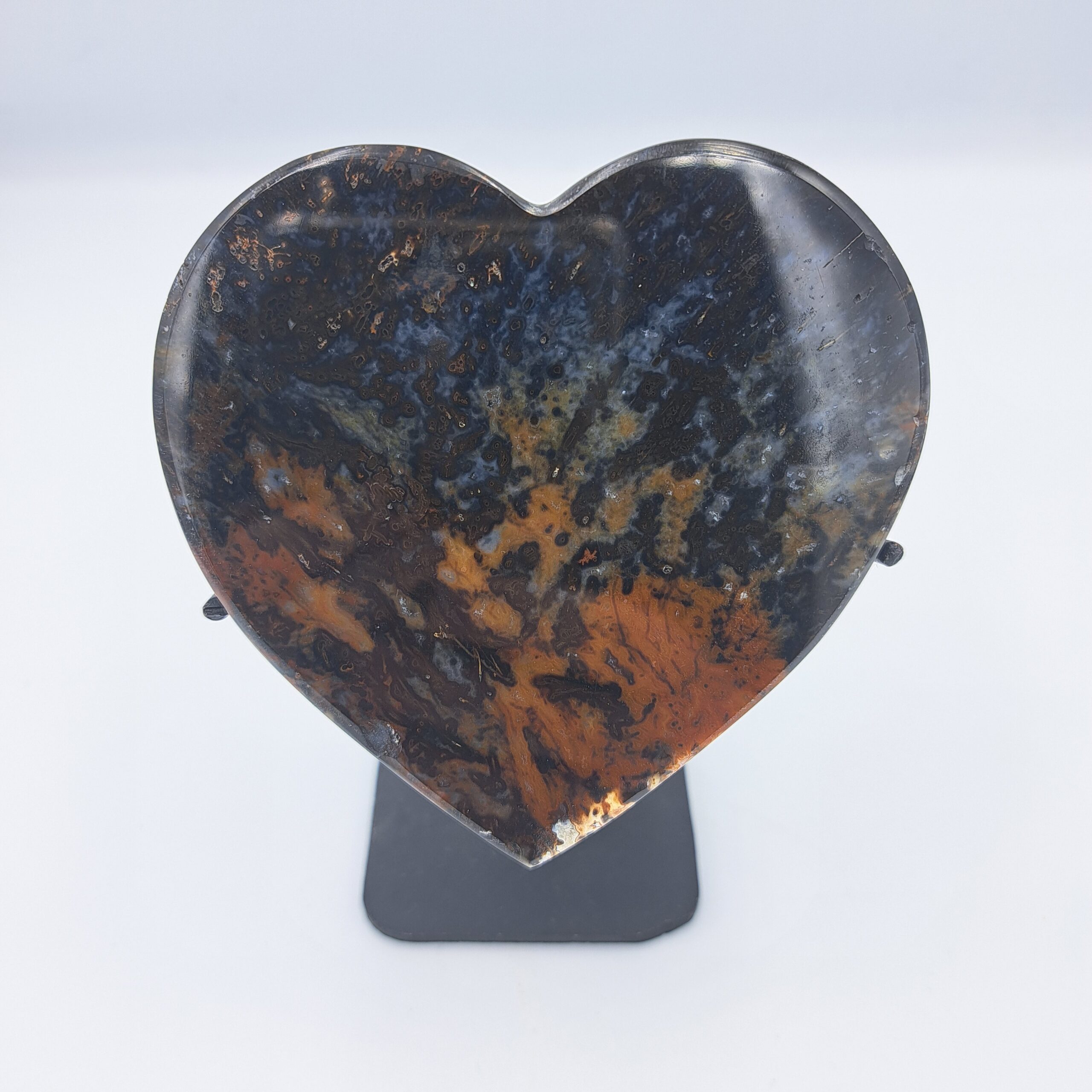 Agaat hart op standaard 2