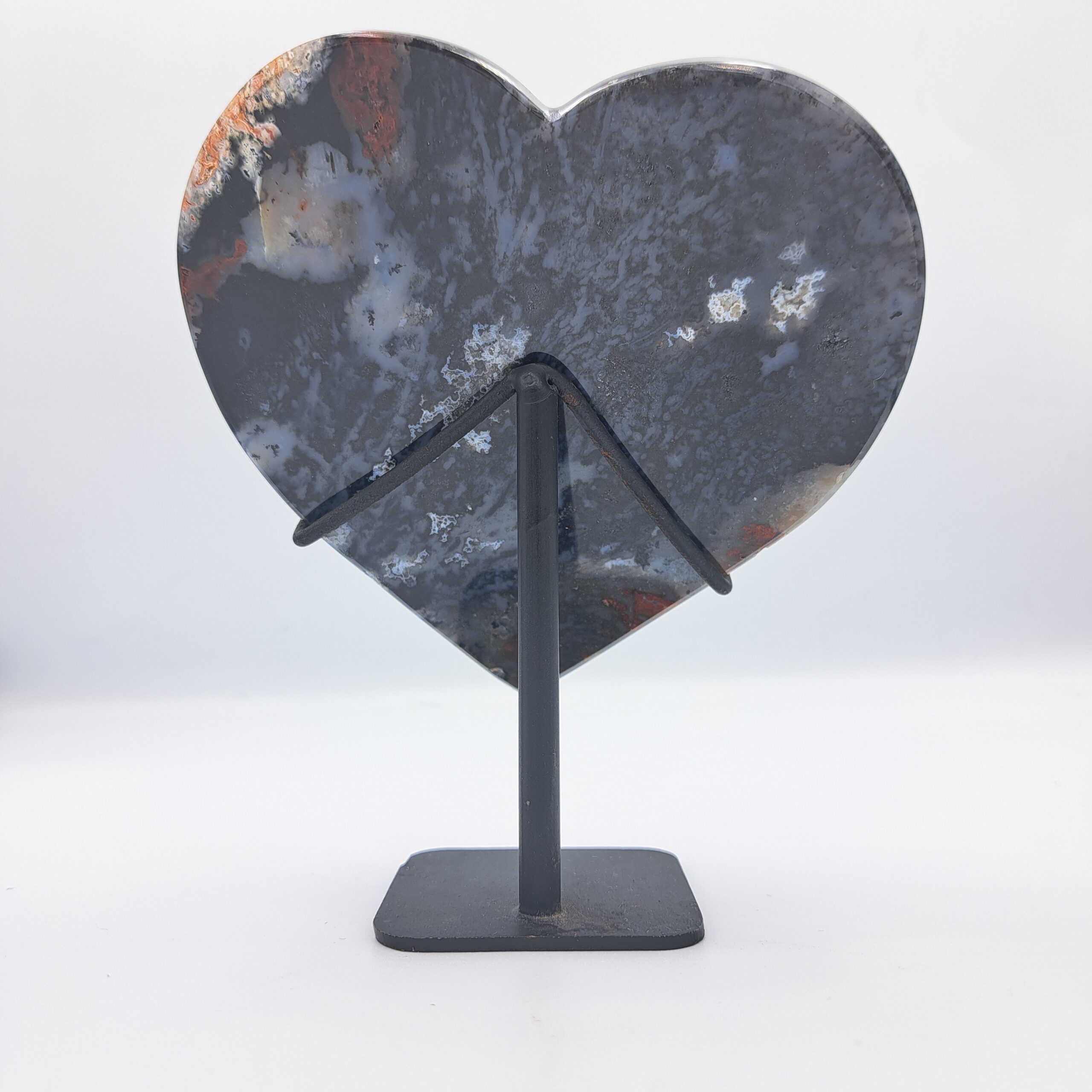 Agaat hart op standaard 3 - Afbeelding 2