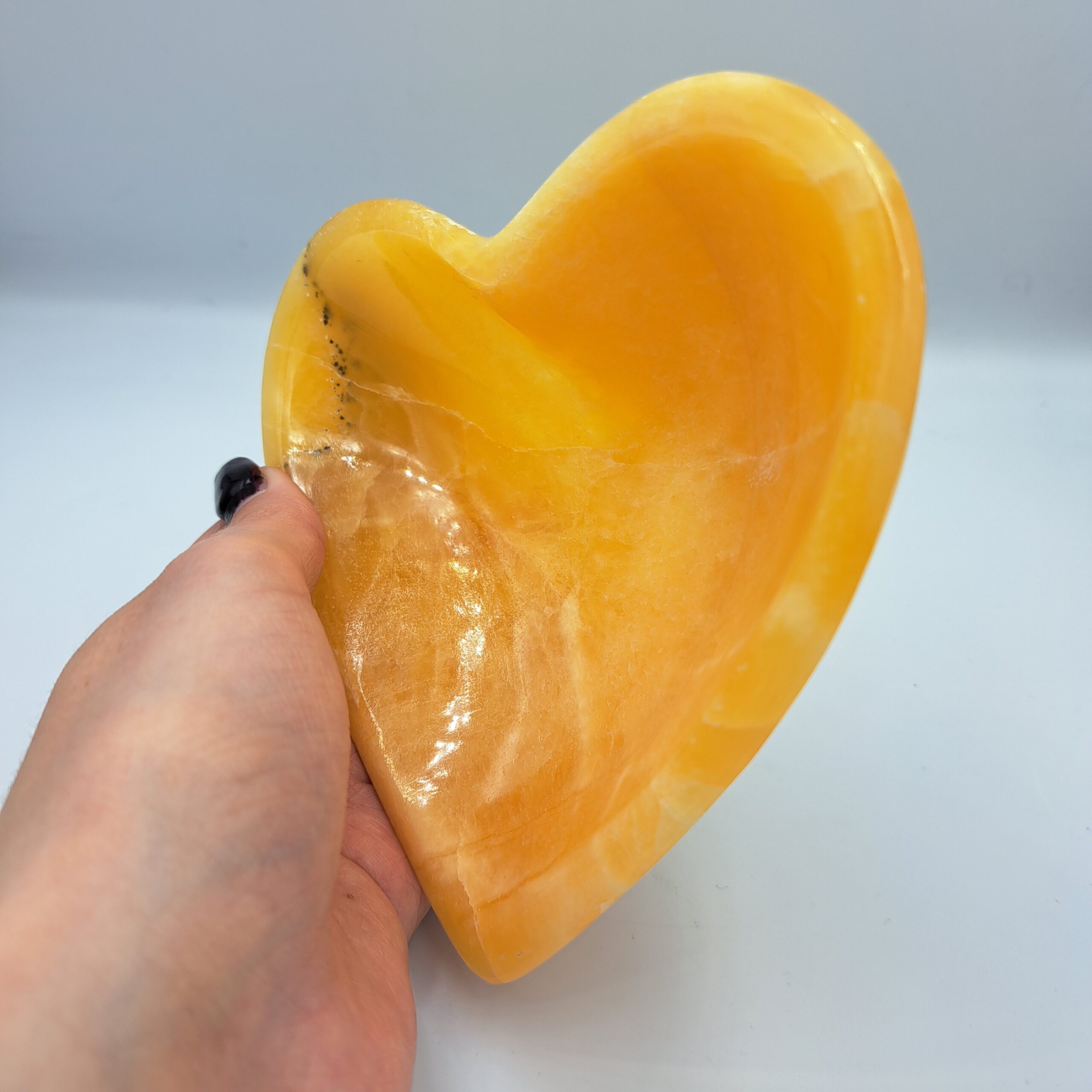 Oranje Calciet hartschaaltje - Afbeelding 4